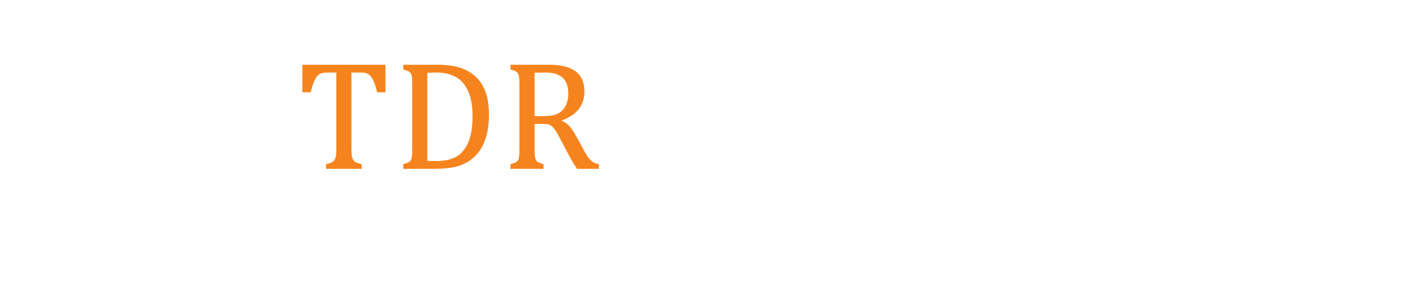 Logo TDR Portugal